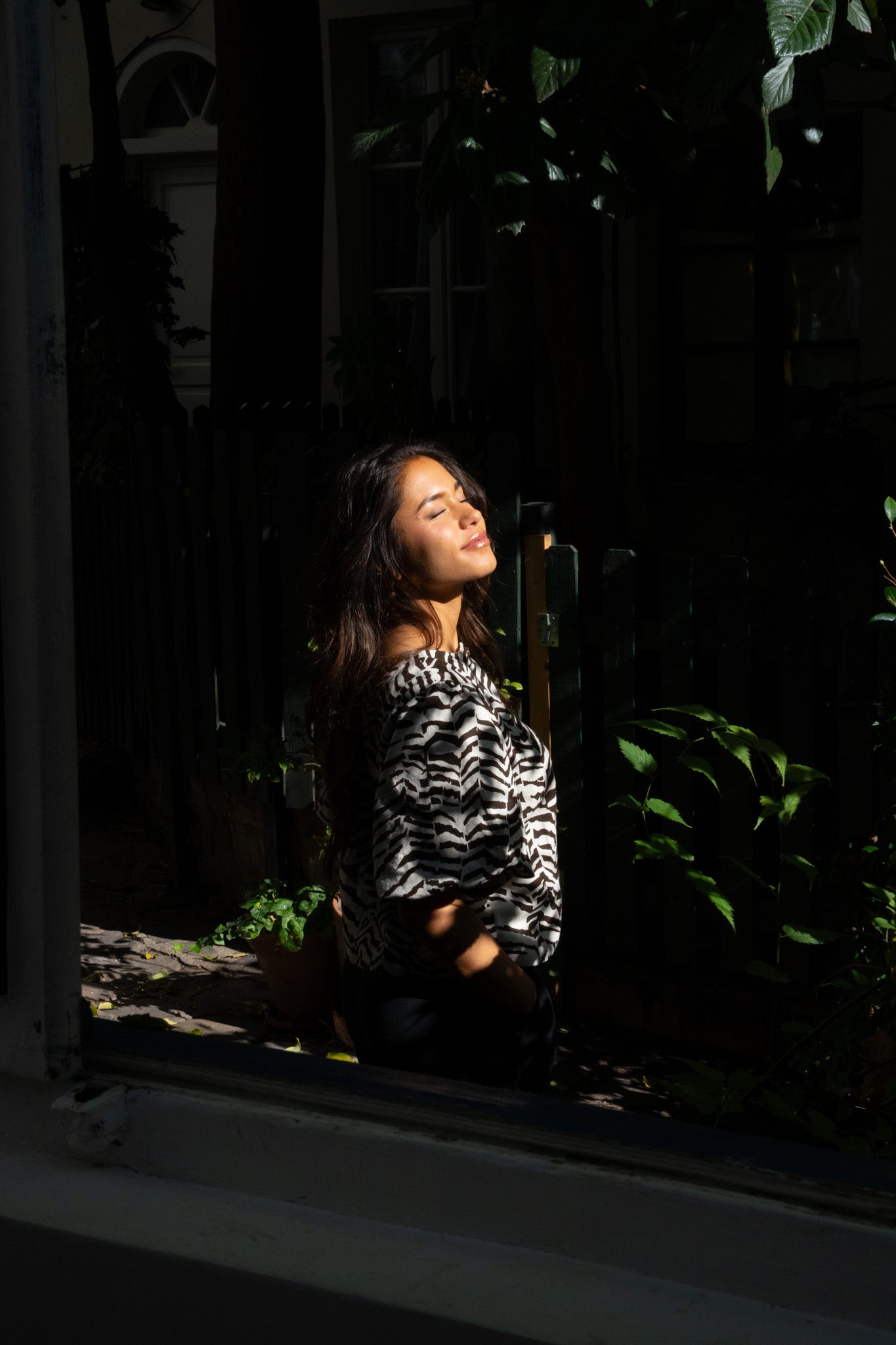 Top réversible Suzanne - zèbre