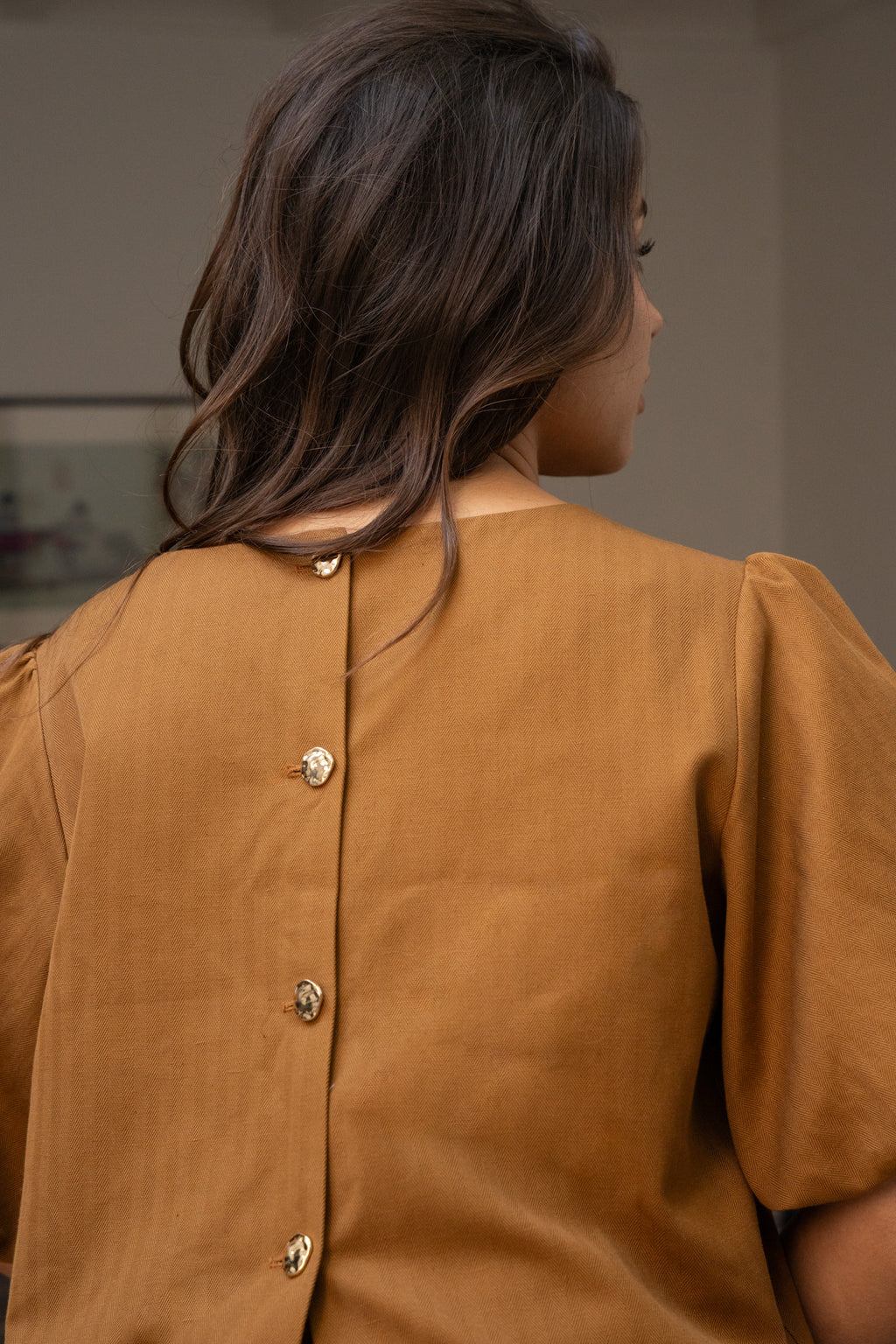 Top réversible Suzanne - marron