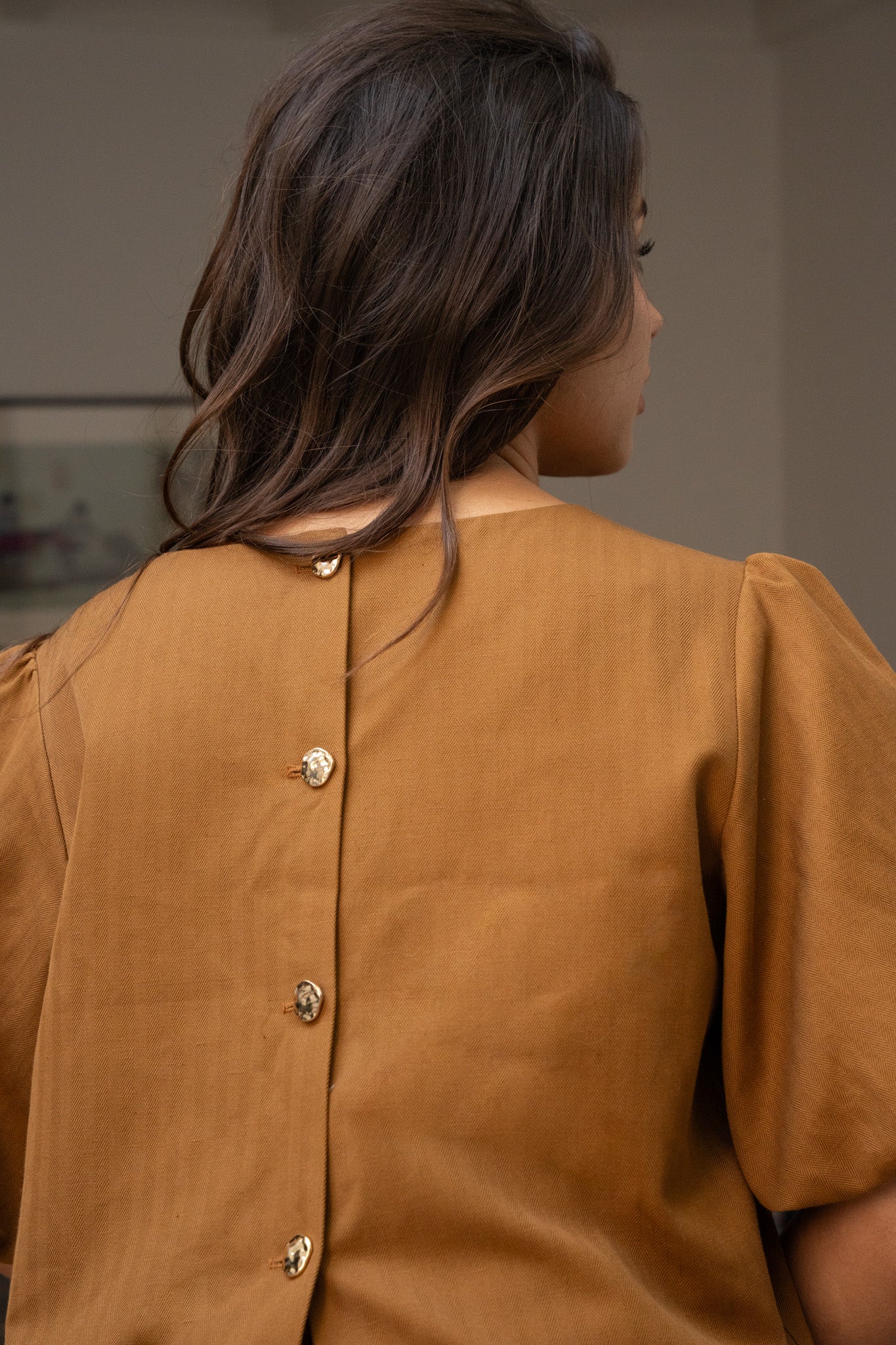 Top réversible Suzanne - marron