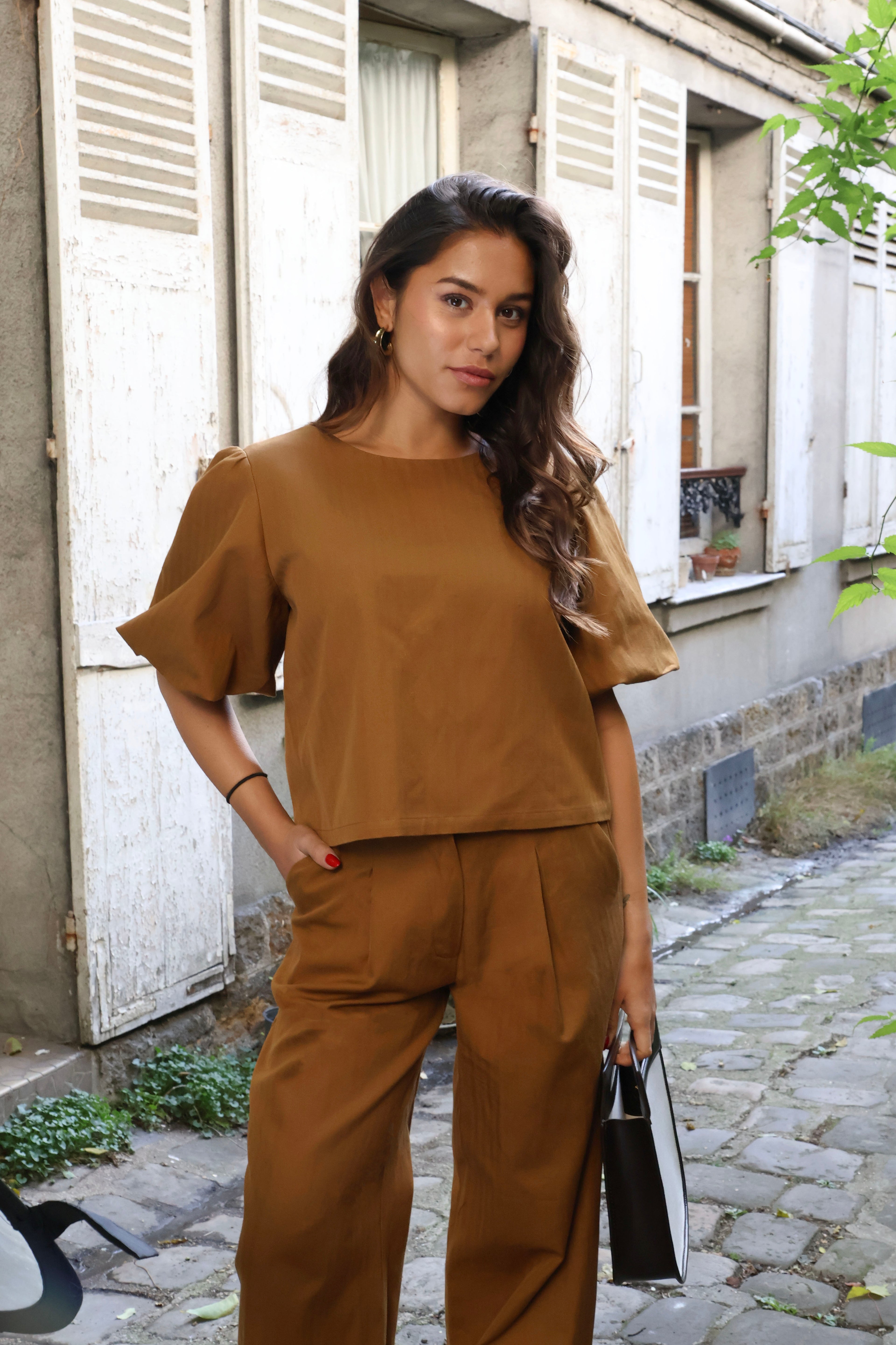Pantalon Béa - marron