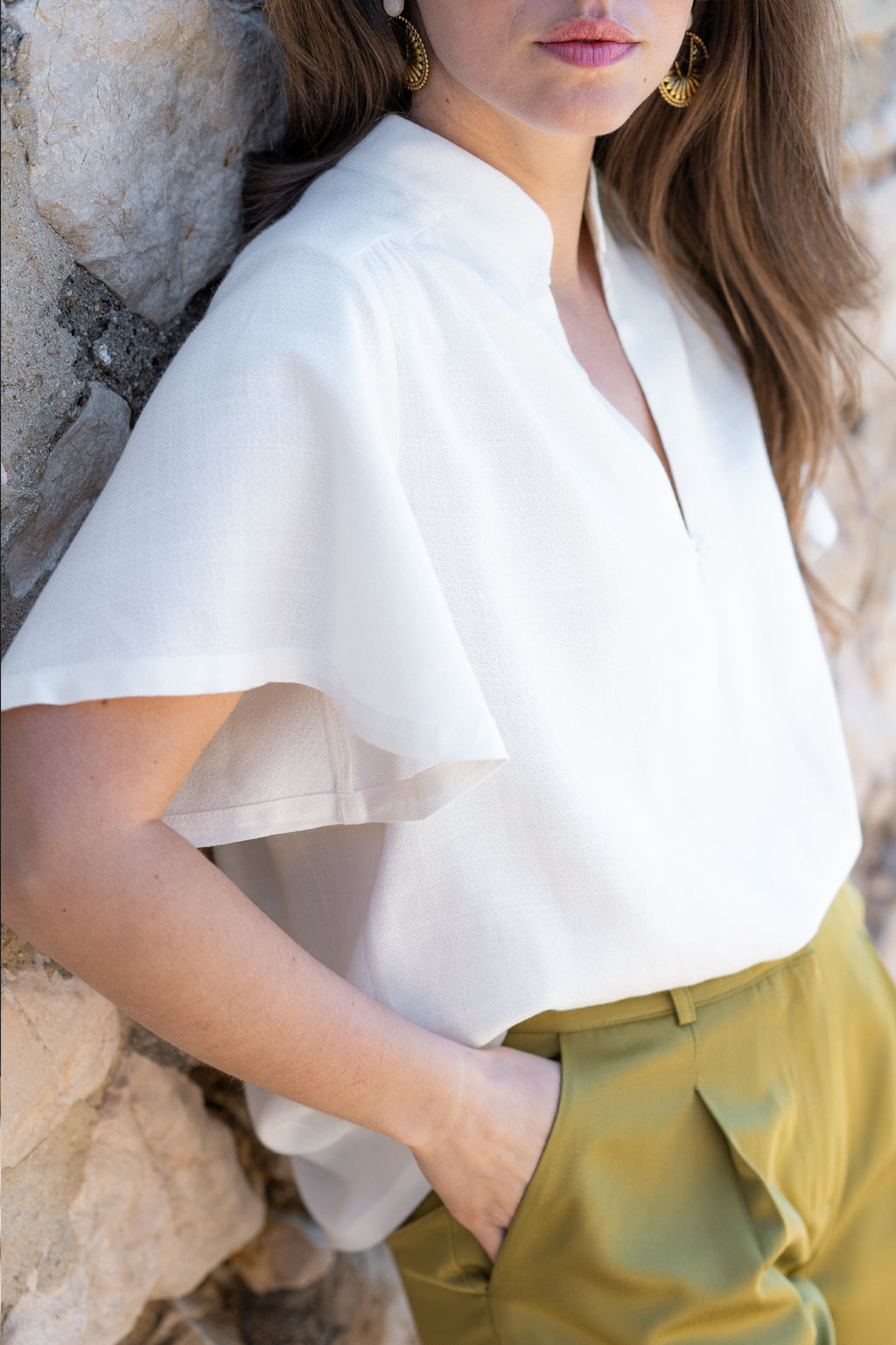 Blouse Aura - écrue