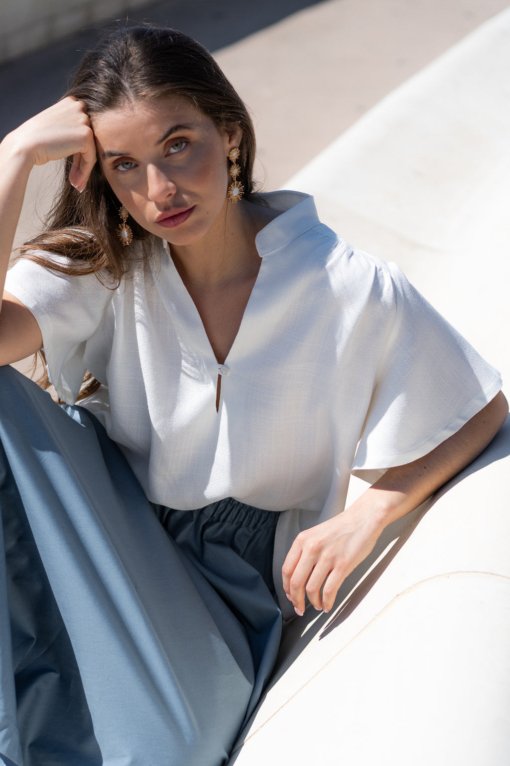 Blouse Aura - écrue