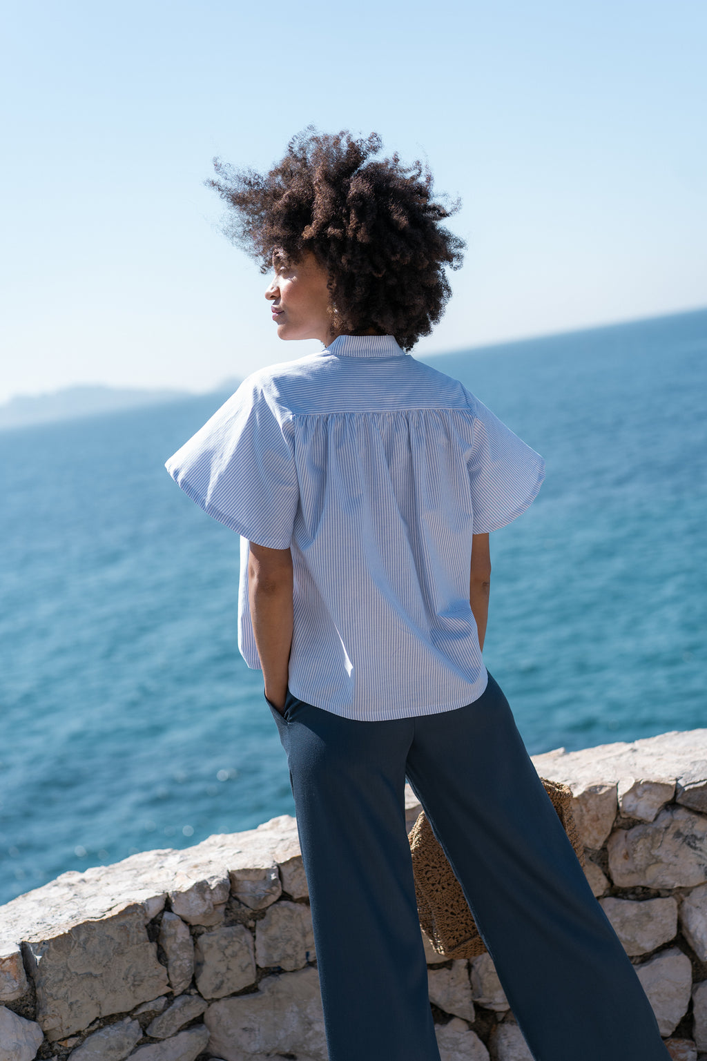 Blouse Aura - à rayures